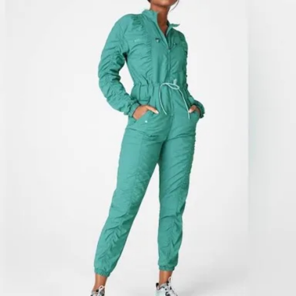 NWT Fabletics Teal Jumpsuit